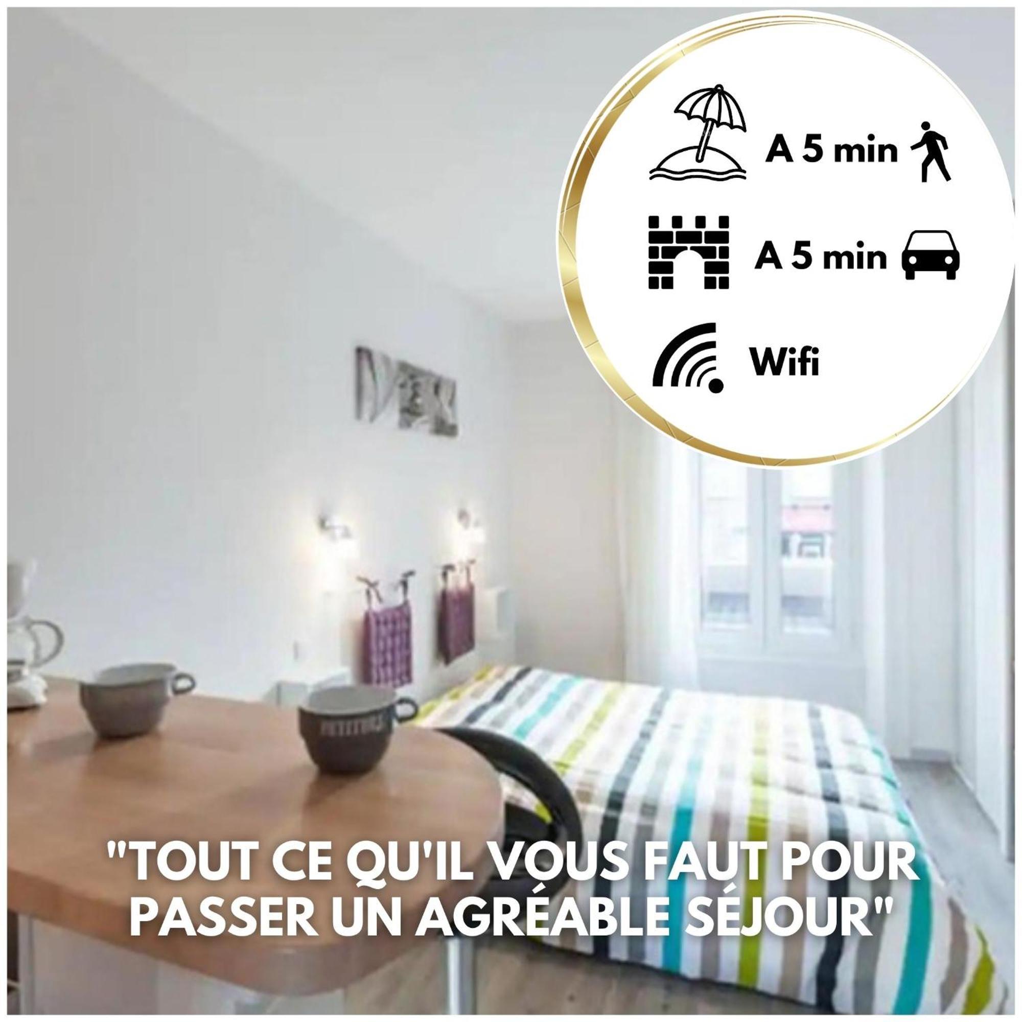 Apartment Layton - A 2 Min De La Plage, Du Sillon Et D'intra Muros !