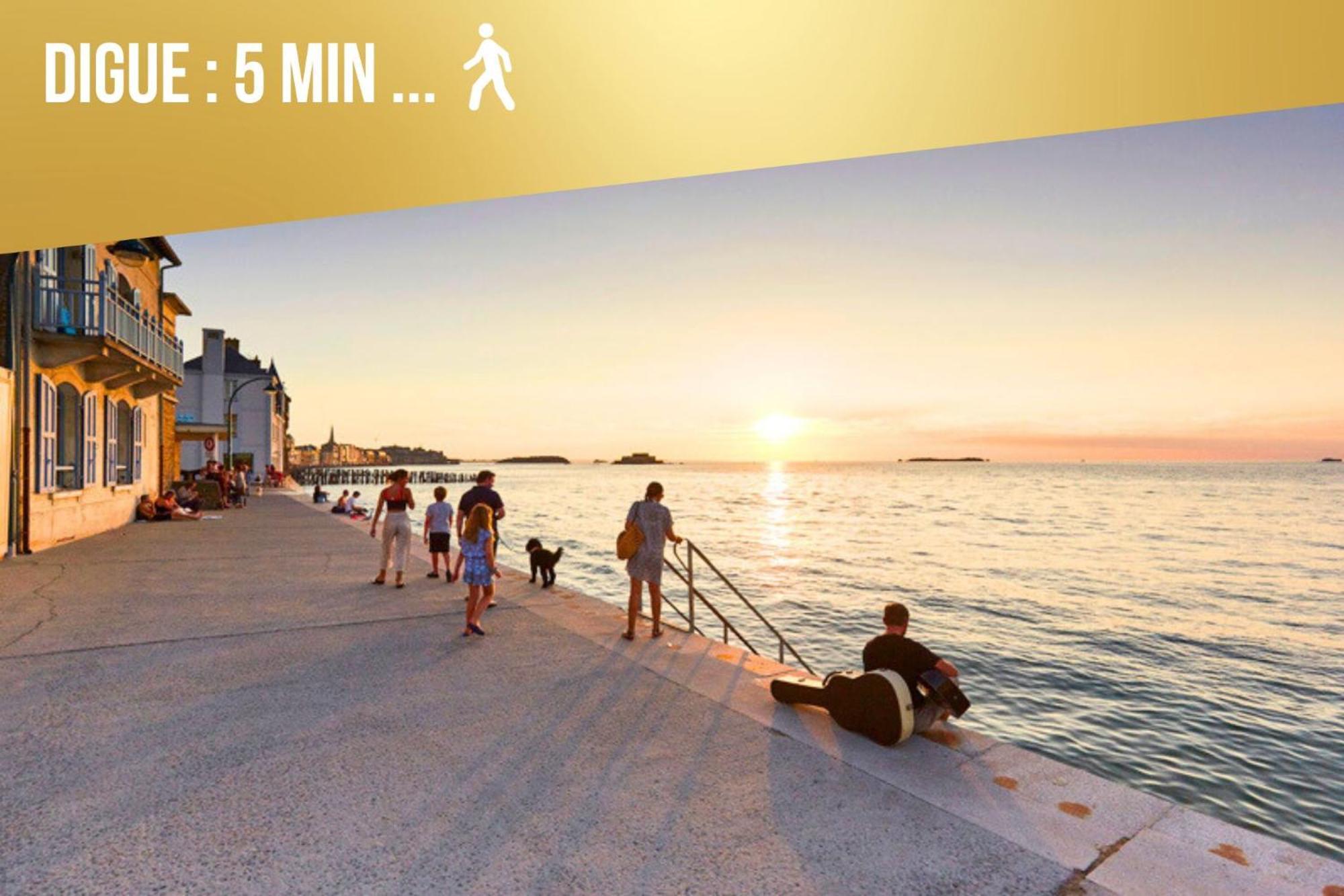 Layton - A 2 Min De La Plage, Du Sillon Et D'intra Muros ! Apartment *